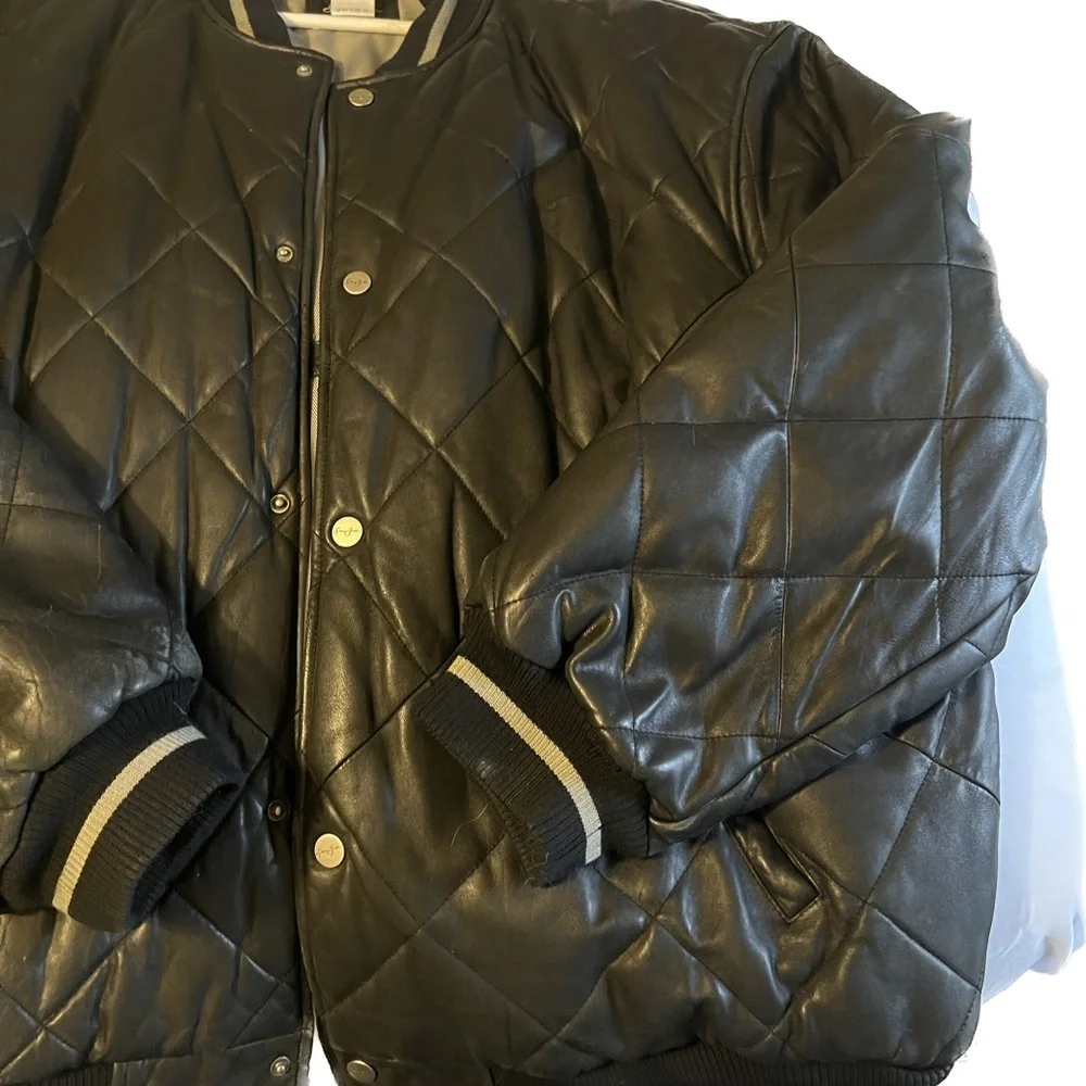PreOwned Sean John 100% leather Jacket 5xl​ - Picture 2 of 10
